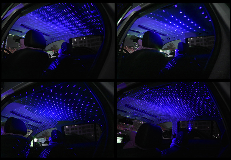Car Interior Decoration LED Starry Sky Projector Light